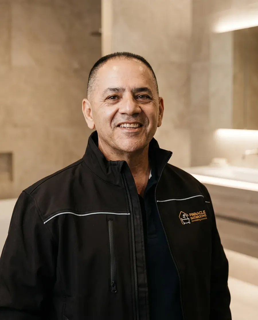 Sam, owner and licensed builder at Pinnacle Bathrooms